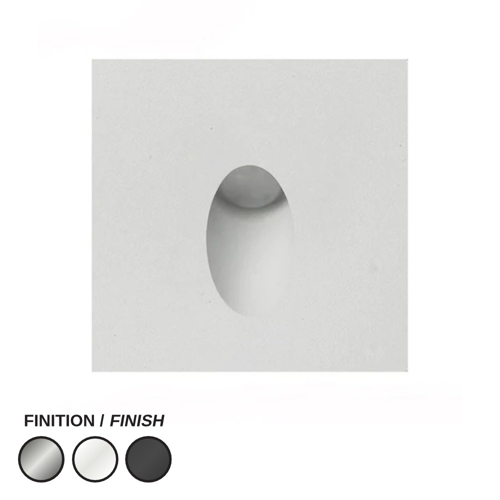 LED PUCK 600 SQUARE 24V 30K WHITE