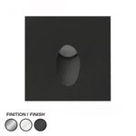 LED PUCK 600 SQUARE 24V 40K BLACK