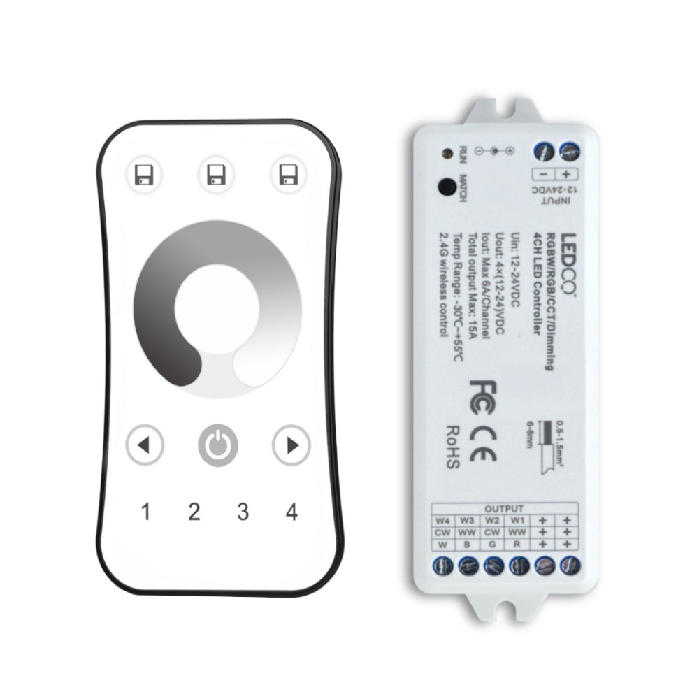 1 ZONE R21 REMOTE & CONTROLLER - WHITE LEDCO
