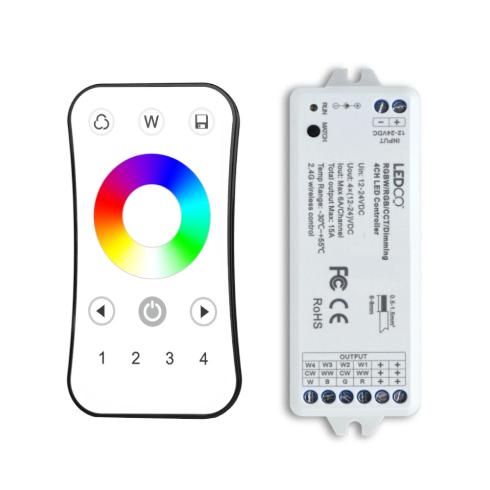 1 ZONE R24 REMOTE & CONTROLLER - RGBW LEDCO