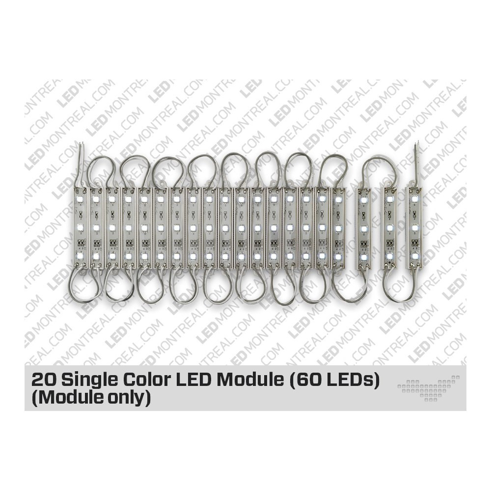 20 COOL WHITE LED MODULES (MODULE ONLY)
