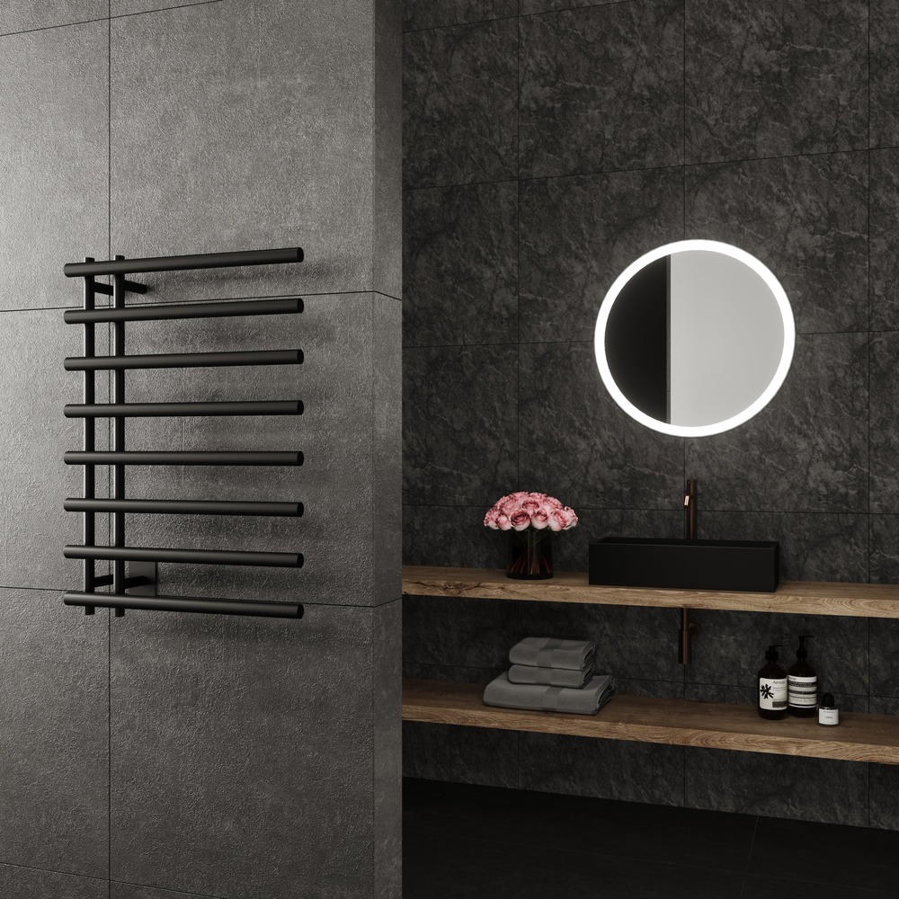LETO 6 TOWEL WARMER - BLACK