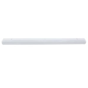 Linear Fixture 4’ 40W 120-347V 3CCT 35-40-50K white frosted lens dim 0-10vdc