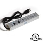30W - 12V PLUG STYLE POWER SUPPLY - 0.9M (3’) OUTDOOR RATED - 100-265V AC INPUT - 12V DC OUTPUT - CLASS 2