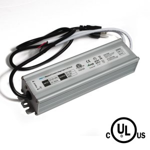 ALIMENTATION LED EXTÉRIEURE 60W 12V STYLE PRISE - CORDON 0.9M (3') - ENTRÉE 100-265V CA - SORTIE 12V CC - CLASSE 2