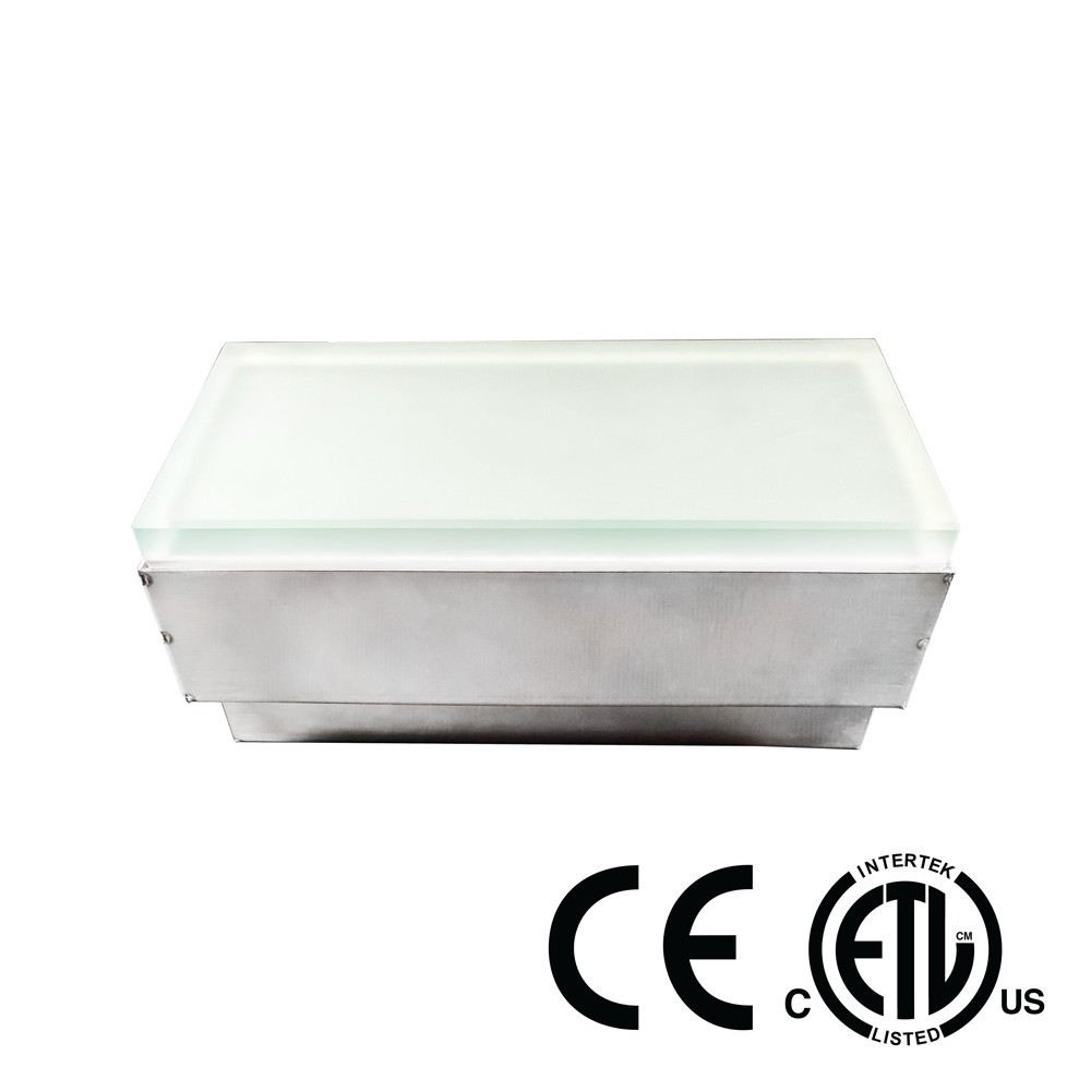 WALK ON INGROUND BRICK LIGHT - 24V DC - 2.6W - 3000K WARM WHITE