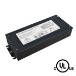 150W - 24V HARDWIRE TRIAC DIMMABLE POWER SUPPLY - 100 - 277V AC INPUT - 12V DC OUTPUT - WET LOCATION RATED - UL APPROVED