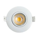120V AC - 8W - 5CCT - 27K / 3K / 35K / 4K / 5K - 3" GIMBAL DOWNLIGHT - WET LOCATION RATE - ETL APPROVED.