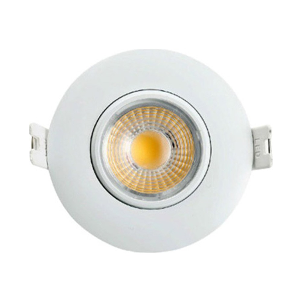 120V AC - 8W - 5CCT - 27K / 3K / 35K / 4K / 5K - 3" GIMBAL DOWNLIGHT - WET LOCATION RATE - ETL APPROVED.