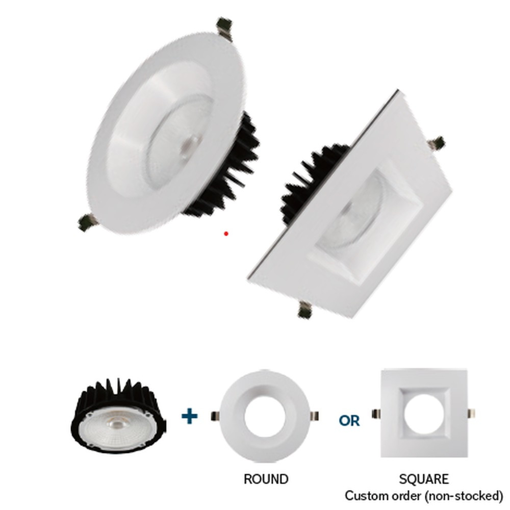 4" -15W DOWNLIGHT - 120V AC - 5CCT - 27K/3K/35K/4K/5K - IP65 - DIMMABLE - ETL APPROVED