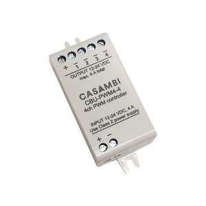 CASAMBI CONTROL - 96 WATT - 4 CHANNEL APP INCLUDED - 12-24VDC - UL LISTED