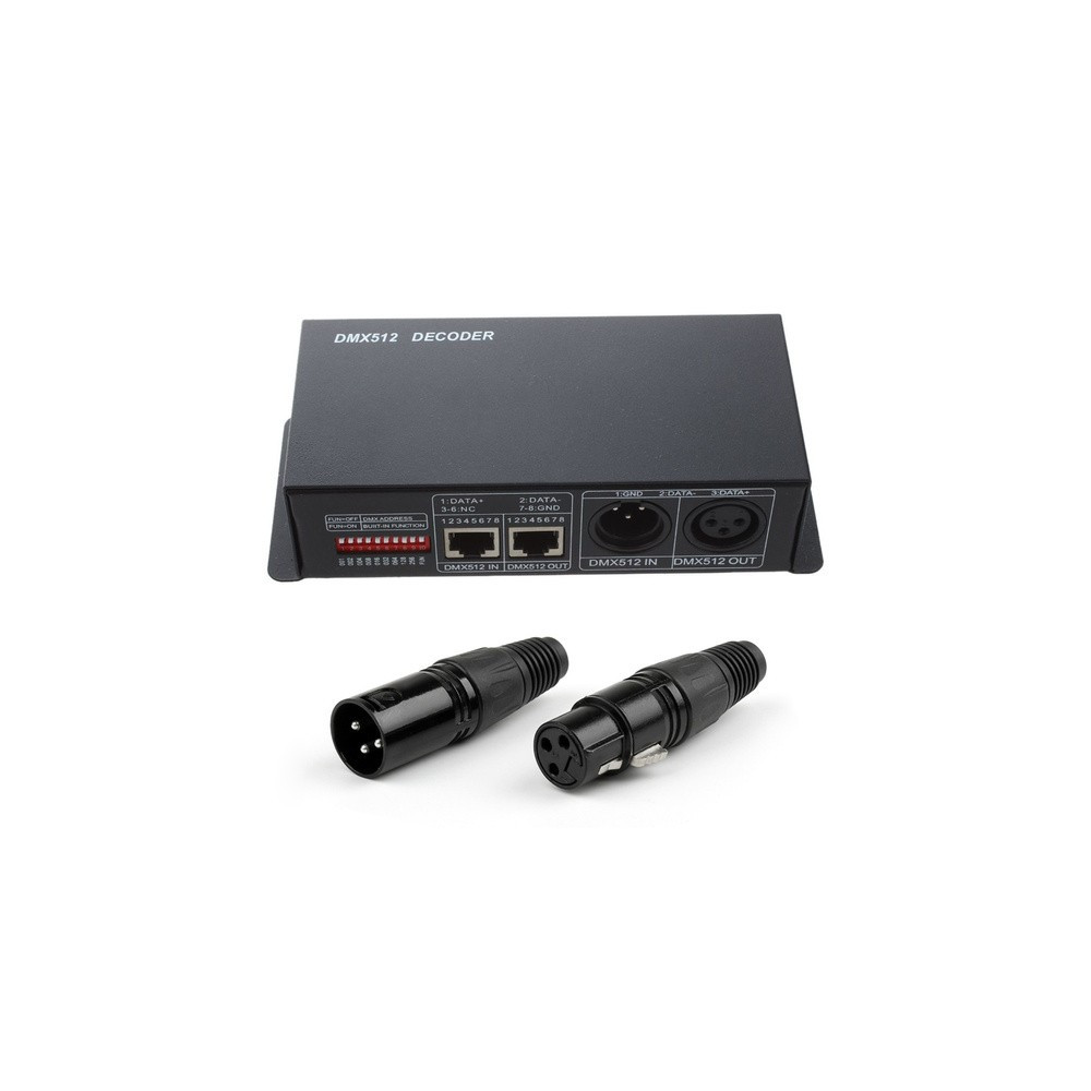 120V RGB FLEX - DMX DECODER - 120V AC INPUT