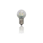 G8 LED DECORATIVE BULB, 120V AC, 1W, 6 LEDS, POLYCARBONATE CLEAR GLOBE, 2700K WARM WHITE, ETL APPROVED