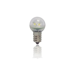 G8 LED DECORATIVE BULB, 120V AC, 1W, 6 LEDS, POLYCARBONATE CLEAR GLOBE, 2700K WARM WHITE, ETL APPROVED