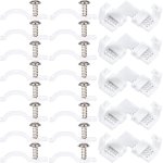 MOUNTING CLIPS WITH SCREWS - 50 PCS/PKG - FOR 120V LONG-RUN LED STRIP