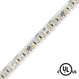 INDOOR - 24V DC - 2835 LED TAPE LIGHT - 5M (16.4') - 5.42W/FT (17.8W/M) - 160 LEDS/M - DIMMABLE - 3K