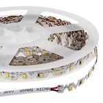 INDOOR - 24V - 2835 CURVE LED TAPE - 30.5M (100') - 7.2W/M (2.2W/FT) - 72 LEDS/M - SUPER HIGH CRI - DIM - 3K