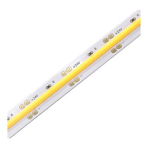 INDOOR, 24V DC, COB LED TAPE, 5M (16.4'), 3W/FT (10W/M), 480 LEDS/M, CRI 90, DIMMABLE, 5K