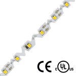 MOISTURE-RESISTANT FLEXIBLE LED STRIP 12V 2835 - 5M (16.4 FT.) - 7.2W/M (2.2W/FT.) - 72 LED/M - WHITE 5000K - CRI 90