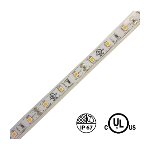 OUTDOOR - 12V DC - 3528 LED TAPE - 5M (16.4') - 1.5W/FT (4.8W/M) - 60 LEDS/M - CRI 90 - DIMMABLE - 3K