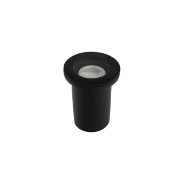 INGROUND UPLIGHT HOUSING. MR16 BULB SOLD SEPARATELY: 3W / 5W / 7W. FLAT OR SHADE TRIM SOLD SEPARATELY