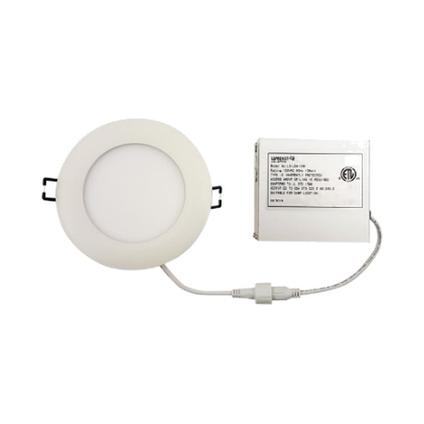 4" - THIN CEILING PANEL LIGHT - 120V AC - 9W - CCT SELECTABLE 3K/4K/5K  - DIMMABLE - IC RATED - ETL APPROVED