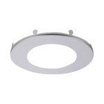 4" ROUND BRUSHED NICKEL TRIM FOR 4" THIN PANELS