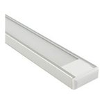 LL10 - SLIM RECESSED ALUMINUM CHANNEL FOR LED FLEXIBLE STRIP, 2M (6.56') LENGTH