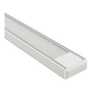 LL10 - SLIM RECESSED ALUMINUM CHANNEL FOR LED FLEXIBLE STRIP, 2M (6.56') LENGTH