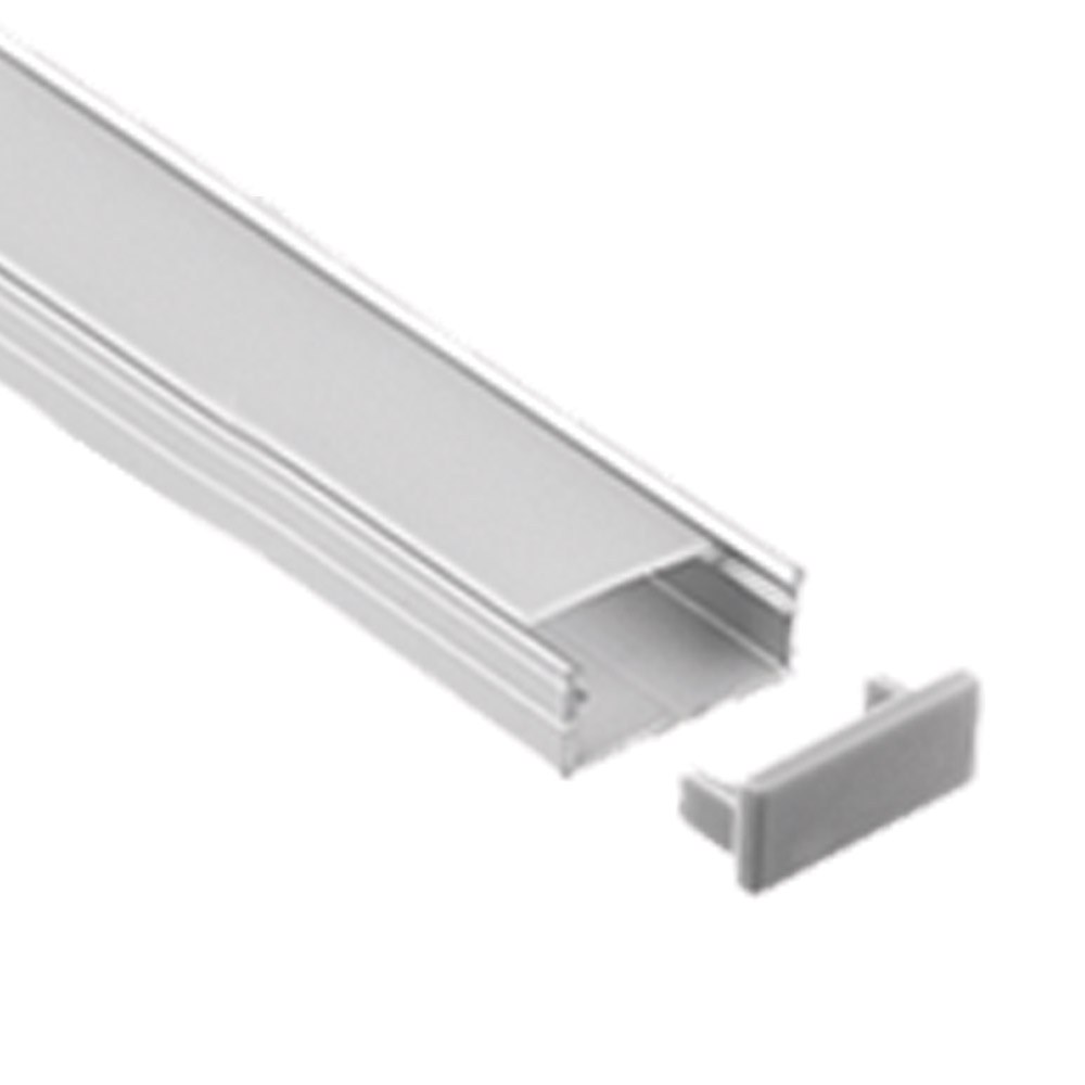LL12 - CLEAR LENS FOR SLIM MODERN ALUMINUM CHANNEL - 3M (9.84') LENGTH