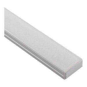 LL13 - WIDE SLIM ALUMINUM CHANNEL FOR LED FLEXIBLE STRIP - 2M (6.56') LENGTH