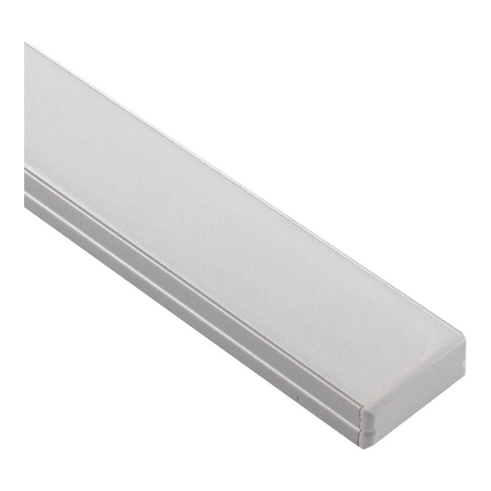 LL13 - CANAL EN ALUMINIUM LARGE ET MINCE POUR RUBAN LED FLEXIBLE - LONGUEUR 2M (6,56 PI)
