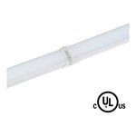 LL50, 24V, 40" (102CM) LINEAR SURFACE MOUNT CABINET LIGHT, ALUMINUM HOUSING, PLUG AND PLAY, WARM WHITE 3000K, DIMMABLE, UL APPROVED - INCLUDES 1 SET (2) OF MOUNTING HARDWARE