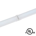 LL50 - 24V - 6" (15CM) LINEAR SURFACE MOUNT CABINET LIGHT - ALUMINUM HOUSING - PLUG AND PLAY - WARM WHITE 3000K -