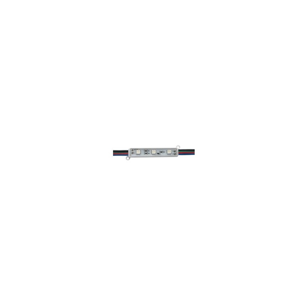 LED SIGN MODS - 3 RGB - 12V DC - 25 MODS/STRING (12.5') - 0.75W/MOD - 75 LUMENS/MOD - RGB