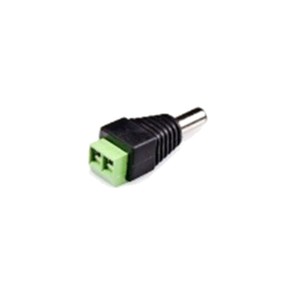 MALE BARREL CONNECTOR, 5.5MM COAXIAL, SCREW TERMINALS