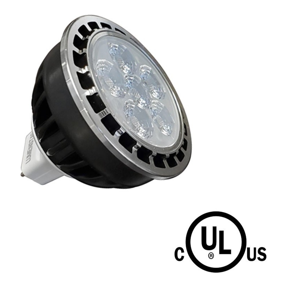 MR16 LED BULB FOR OUTDOOR FIXTURE - 12V - 24V AC/DC - 5W - GU5.3 BASE - 45DEG BEAM ANGLE - 2700K