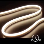 NÉON FLEXIBLE COULEUR UNIQUE - QUALITÉ COMMERCIALE - 24V - 10M (32 - 8') - 9 - 6W/M (2 - 9W/PI) - SILICONE UV PROTÉGÉ