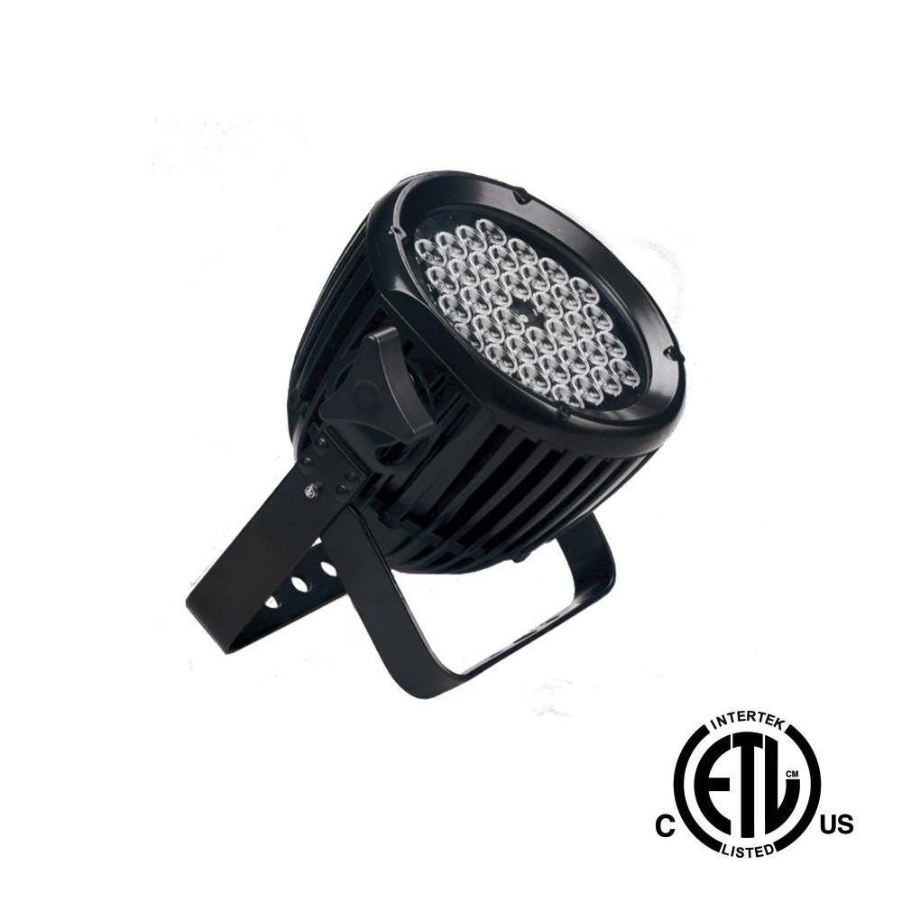 PROJECTEUR PAR64 LED RGBW 40W DMX EXTERIEUR, 100-240V AC