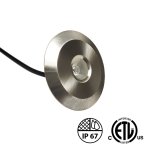 M1 - 1 POWER LED DECK AND STEP LIGHT - 12V - 1W - WET LOCATION RATED - WARM WHITE 2700K