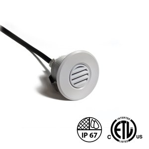 40MM LOUVER ROUND TRIMS FOR RD12, WHITE