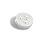 LUMINAIRE LED ENCASTRE OU EN SAILLIE RD15 TYPE PUCK 12V 3W BLANC BLANC FROID 6000K