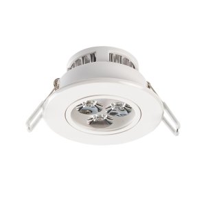 LUMINAIRE LED ENCASTRÉ CONCRETESTAR POUR BÉTON OU ENCASTREMENT AU SOL - SANS CADRE - 12V DC - 0.5W - GRADABLE - 3000K