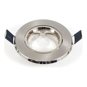 ROUND SWIVEL TRIM - BRUSHED NICKEL - FITS: MR16 / RD10 / RD7 - BRUSHED NICKEL