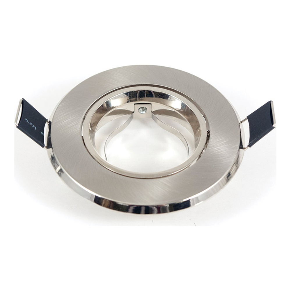 ROUND SWIVEL TRIM - BRUSHED NICKEL - FITS: MR16 / RD10 / RD7 - BRUSHED NICKEL