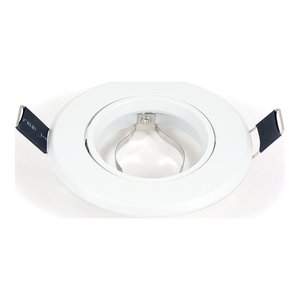 ROUND SWIVEL TRIM, WHITE, FITS: MR16 / RD10 / RD7, WHITE