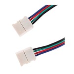 CONNECTEUR SANS SOUDURE SC3 RGB AUX DEUX EXTRÉMITÉS POUR RUBAN LED FLEXIBLE 5050 RGB