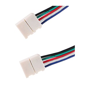 SC3 RGBW SOLDERLESS CONNECTOR ON BOTH ENDS FOR 5050 RGBW FLEXIBLE STRIP