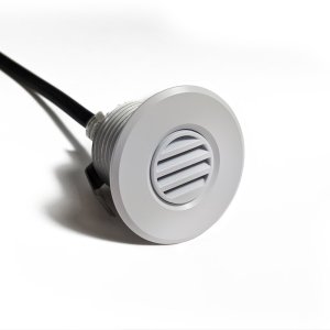 GARNITURE À AUVENT SANS VIS RT05 POUR MOTEUR LUMINEUX RT05HV & RT05LV - NICKEL BROSSÉ