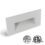 BRICK LIGHT TRIMS FOR RECESSED HOUSING (RH) BRUSHED NICKEL